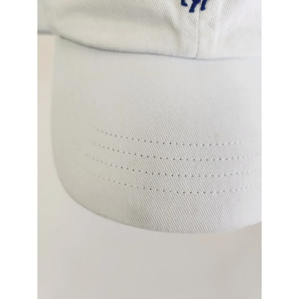 Vintage Polo Ralph Lauren White Hat One Size Unisex - Picture 8 of 9